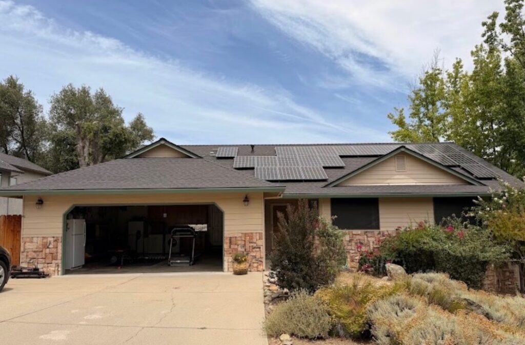 solar panel maintenance on sacramento home